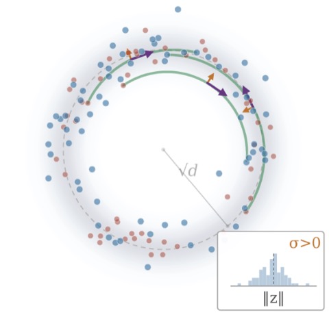 Spherical flow matching teaser figure